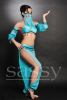 Costum dansatoare arabian dancer blue