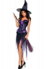 Costum de halloween witch purple