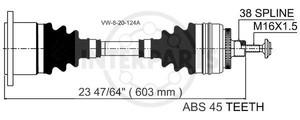 Planetara  Volkswagen Passat (3B6) 4motion Variant stanga