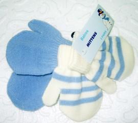Manusi de iarna bebelusi bleu