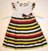 Rochie fetite cu dungi colorate - rochite copii