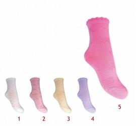Ciorapei cu model din tesatura diverse culori