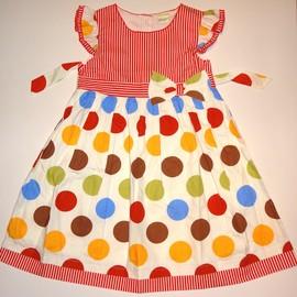 Rochie cu buline colorate