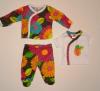 Pijama bebe cu margarete colorate - hainute bebelusi