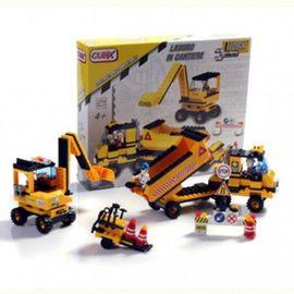 Cubix - Constructii: Camion si excavator, 274 buc, 4ani+