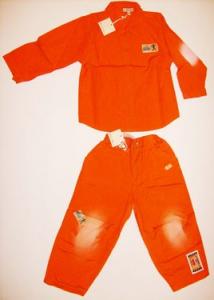 Costum Orange - Hainute Copii