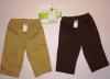 Set 2 pantaloni bebe - maro si bej -