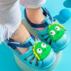 Papuci bleu tip sandaluta din cauciuc pentru copii - Dino