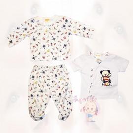Pijama bebe - Bear family - Hainute Bebelusi