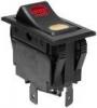 Comutator auto cu bec on-off-on - 12v - 45x25x46mm