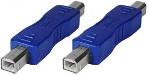 Adaptor USB B tata - USB B tata