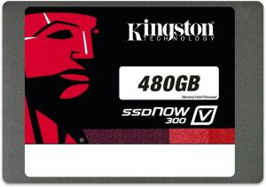Kingston SSD 480GB V300, 2.5inch 7mm, SATA 3 6G, w/Adapter 7mm-9.5mm