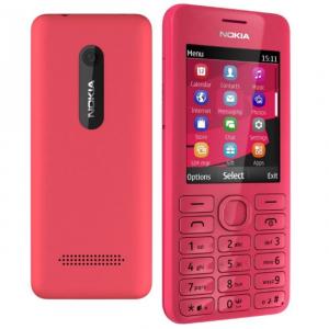 Telefon mobil NOKIA 206 Magenta Dual Sim