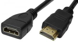 Cablu HDMI tata - HDMI mama - 1.5m - negru