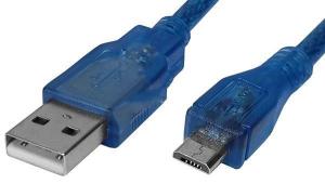 Cablu, USB A tata  -  micro USB tata - 15 cm