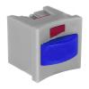 Comutator reset cu led cu retinere - 19x15x15 mm