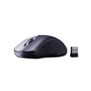 Mouse CANYON CNL-MBMSOW02 (Wireless 2.4GHz, Optical 1000/1200/1600dpi,6 btn,USB), Black, Stealth
