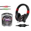 Casca audio, stereo, cu microfon -