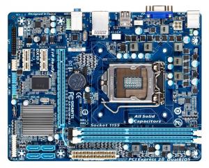 GIGABYTE Main Board Desktop INTEL iH61 (S1155,DDR3,VGA,SATA II,LAN,USB 2.0) mATX Box