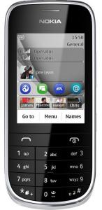 Nokia Asha 203 Silver White