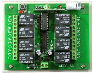 Receptor entru automatizari, 8 canale