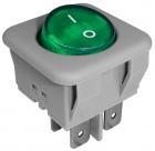 Intrerupator dublu ON-OFF - 16A/250V - 34x30x30 mm - verde