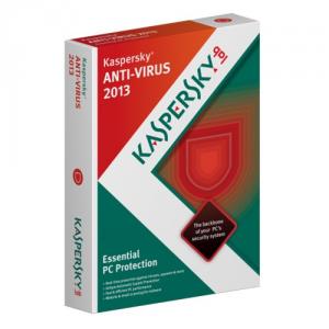 Kaspersky Anti-Virus 2013 EEMEA Edition, 3 Desktop, 1 An, Box