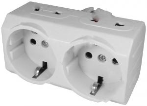 Adaptor de retea multistandard cu impamantare 250V/16A