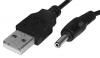 Cablu alimentare USB A tata - jack c.c. 1.4x3.4x10 mm tata - 50 cm