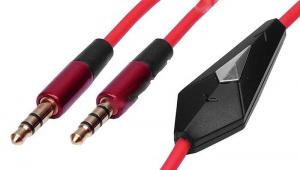 Cablu A/V jack tata 3.5mm 3 contacte -  jack tata 3.5mm 4 contacte + microfon - 1.1 m