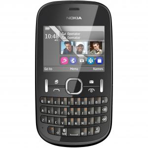 Telefon Mobil Nokia Asha 200 Dual SIM Graphite