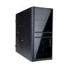 Chassis IN WIN EC021 Midi Tower, ATX, 7 slots, USB2.0, Microphone-In, Headphones, Steel 0.5 mm, PSU 450W, Black