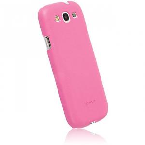 Husa plastic Samsung I9300I Galaxy S3 Neo Krusell BioCover roz Blister Originala