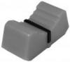 Buton plastic gri - 25x12x11mm