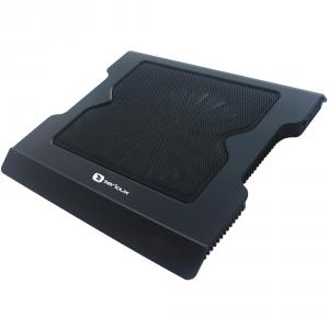 Notebook Cooling Pad NCP150AA USB laptop 10-17" ventilator mare ajustabil, black
