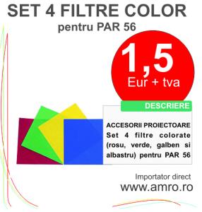 Set filtre colorate pentru PAR 56