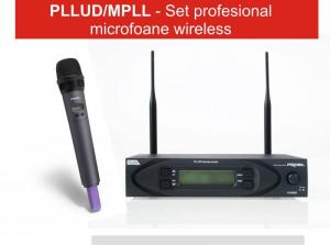 PLLUD/ MPLL - SET RADIO cu microfon Hand-Held