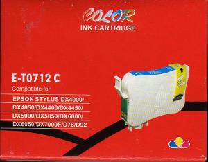 Cartus imprimanta Epson compatibil T0712 / T0892 cian
