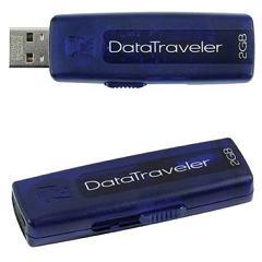 Stick USB Kingston Capless Data Traveler 2 GB Albastru