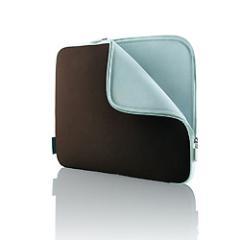 Husa notebook Belkin Neoprene Sleeve Chocolate/Tourmaline 17 inch