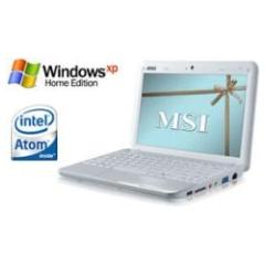 Notebook MSI U100-416EU, Atom N270, 1.6GHz, 2GB, 160GB, Windows XP Home, U100-416EU