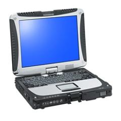 Notebook Panasonic Toughbook CF-19, Core Duo U2400, 1.06GHz, 1GB, 80GB, Windows XP SP2, CF-19EHGAXT3