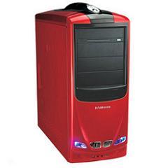 Carcasa Delux Middletower ATX MG760 Red/Black