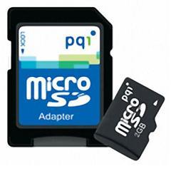 Card microsd pqi 4 gb