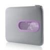 Husa notebook belkin neoprene window sleeve drak grey/lavender 15.4