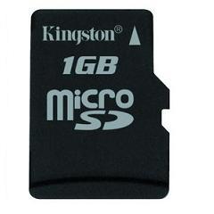 Card MicroSD Kingston 1 GB fara adaptor