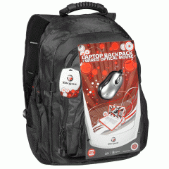 Geanta notebook Targus Backpack + Mouse Bundle 15.4 inch