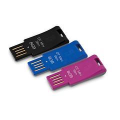 Stick USB Kingston Data Traveler Mini Slim, 8 GB, Mov