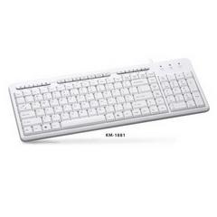 Tastatura KME KM-1881 Take 5 white pachet 5-in-1 multimedia kb + Mouse Optic + Boxe 2.0 + Webcam 1.3M + Casti - KME Take5W