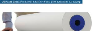 Print baner, mesh, autocolant - 4.9 eur/mp